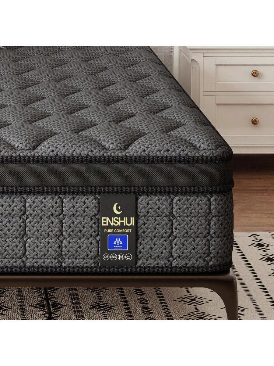 Memory Foam Mattress In A Box Queen - Matelas hybride de 12/14 pouces, tailles