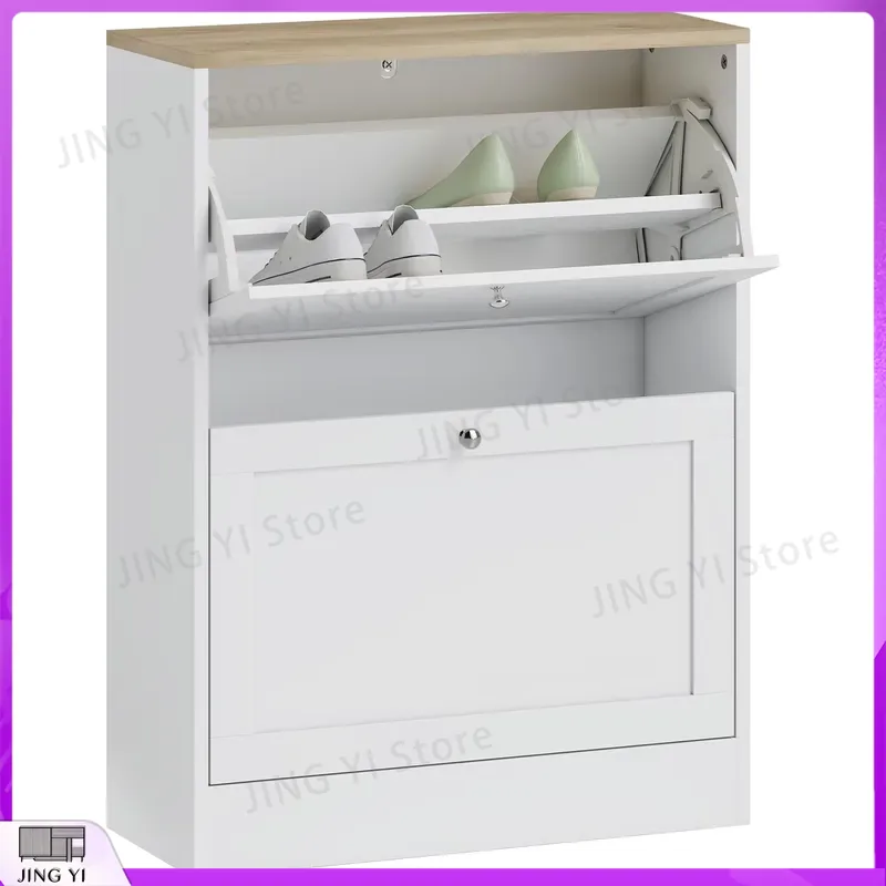 Meuble à chaussures étroit ave - Shoe Rack Cabinet Narrow Entryway avis et prix