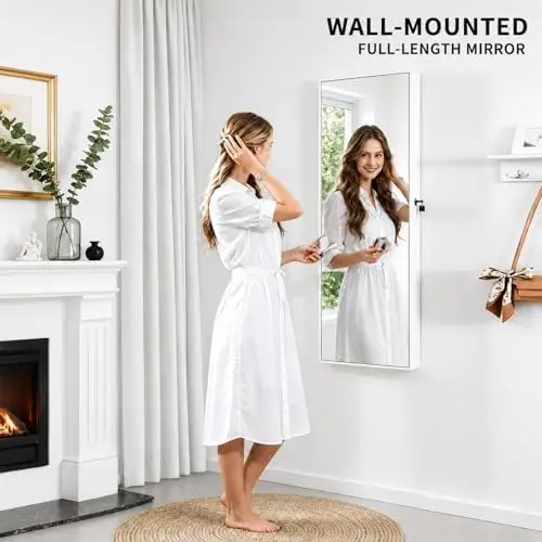 avec miroir pleine longueur, 6 - Full Length Mirror Jewelry Armoire avis et prix