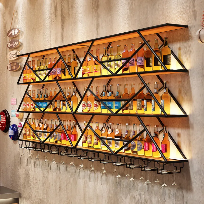 Étagère à vin murale en fer fo - Storage avis et prix
