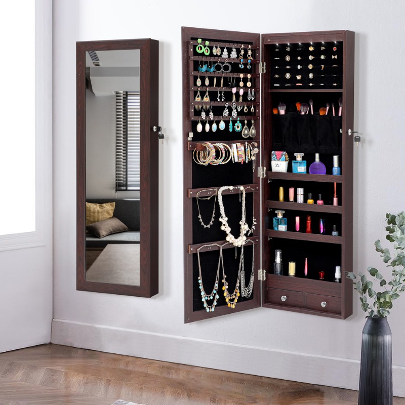 Miroir de maquillage pour tout - Full Length Mirror Jewelry Armoire avis et prix